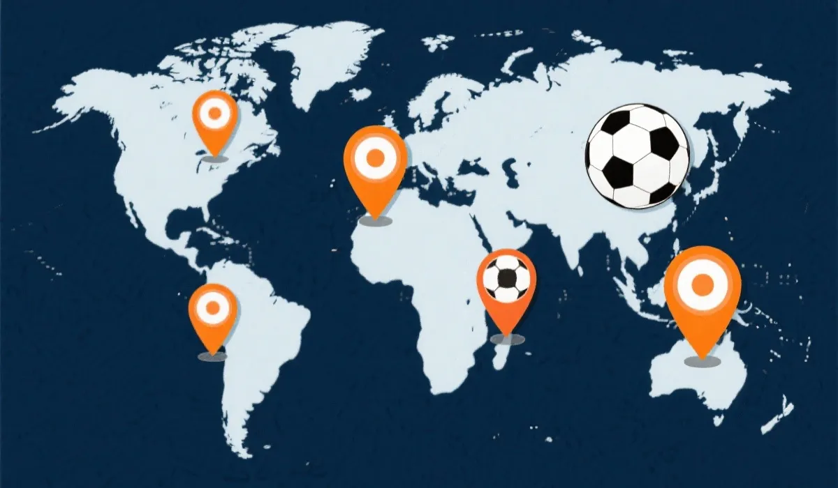 全球赛点示意图